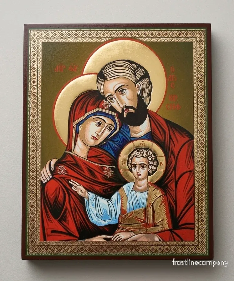 Ikon på den heliga familjen Ikon på den heliga familjen