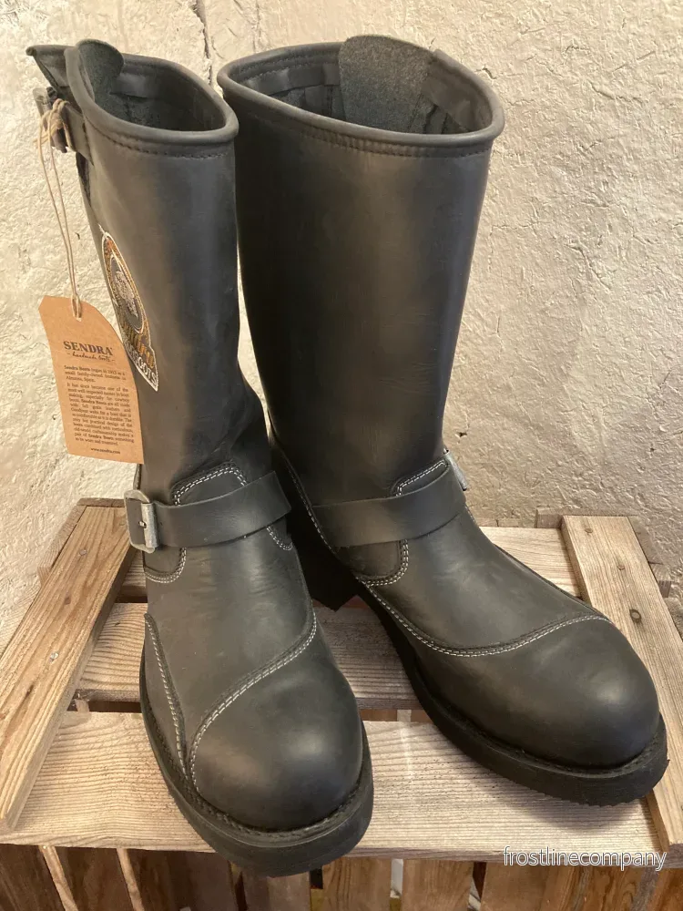 Sendra Läderboots MC Svarta st. 43 Sendra Läderboots MC Svarta st. 43