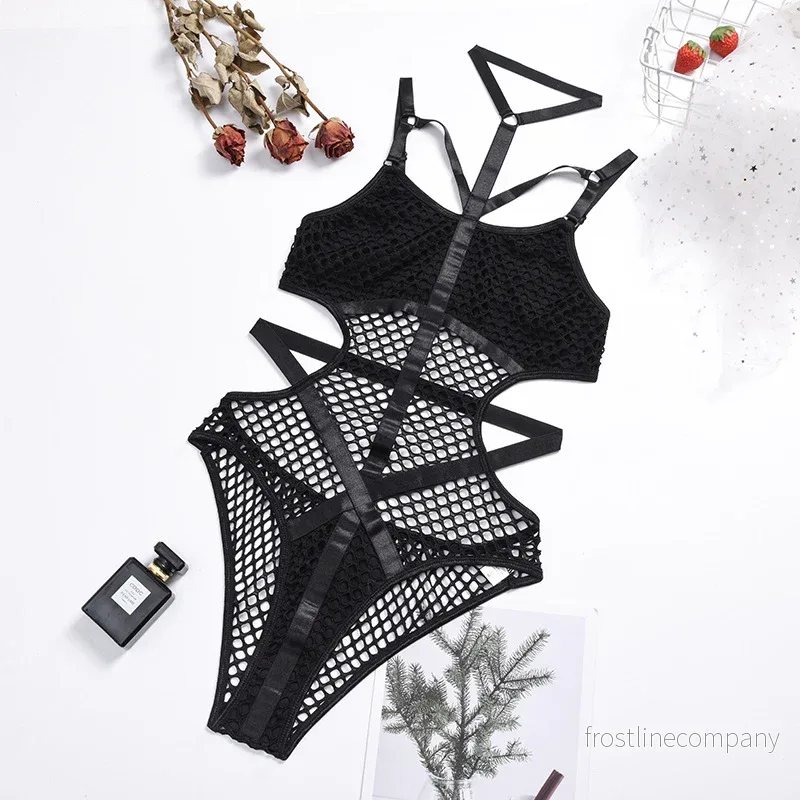 Havana Bodysuit – Fishnet Body med Grimma & Cut-out – Sexig Bodysuit Dam Havana Bodysuit – Fishnet Body med Grimma & Cut-out – Sexig Bodysuit Dam
