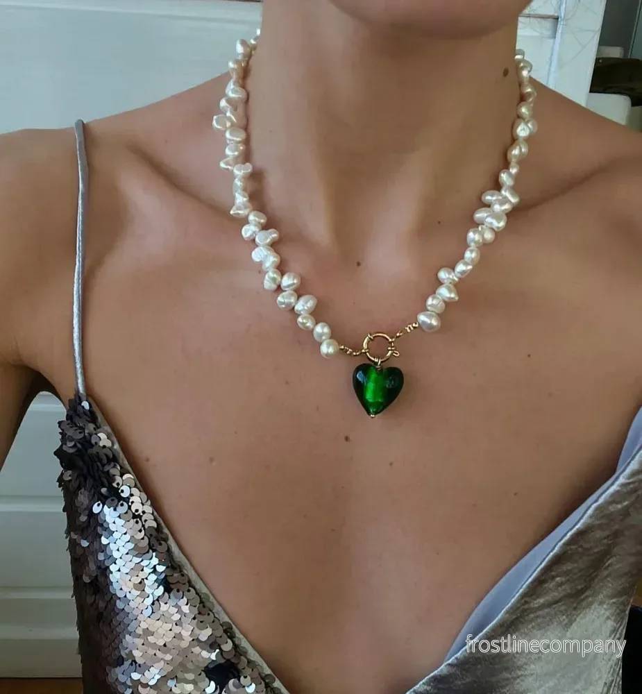 Massi halsband Love Pendant green - Bild 2