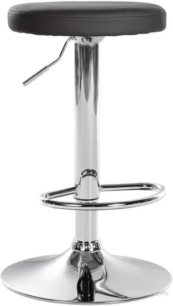 Barstol Konstläder Justerbar Vridbar 109 Svart