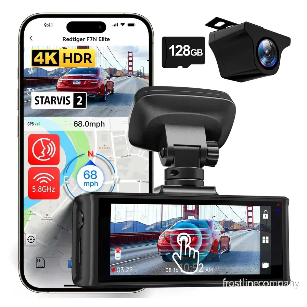 Redtiger F7N Elite 4K Touch Wifi GPS 2CH 128gb dashcam - Bild 2