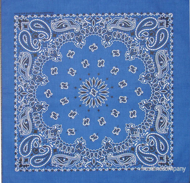 Bandana Paisley Kornblå Bandana Paisley Kornblå