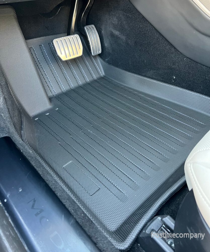 Tesla Model S – formgjutna golvmattor - Bild 2