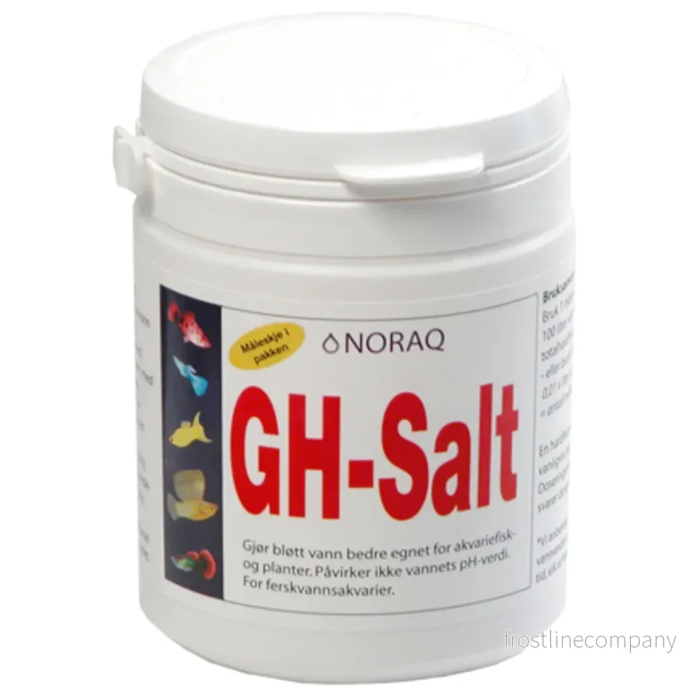 Noraq GH-Salt – Höjer totalhårdhet (GH) i akvarium Noraq GH-Salt – Höjer totalhårdhet (GH) i akvarium