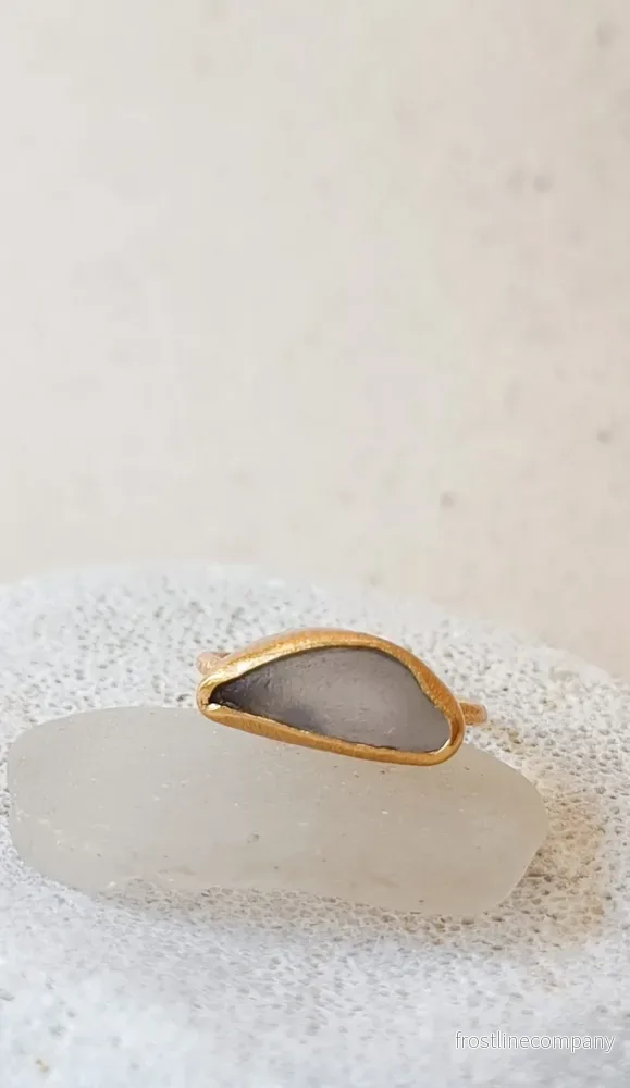 Ring strandglas nr 32 – size 16