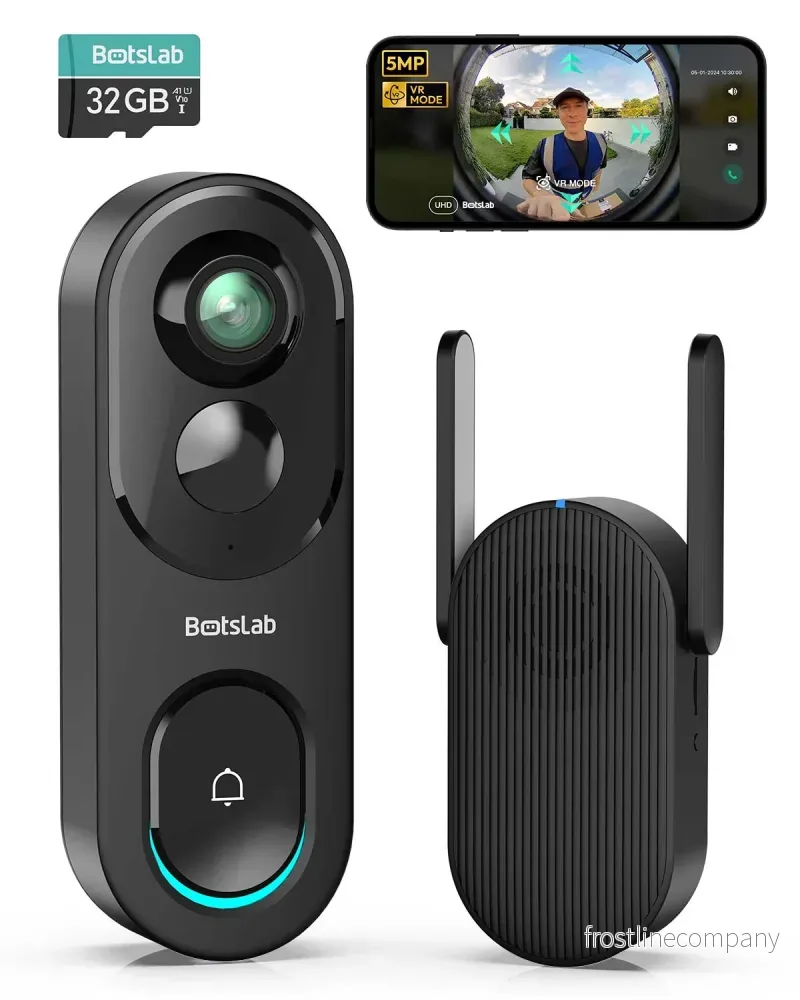 Botslab R810 5MP panorama 180 graders videodörrklocka - Bild 2