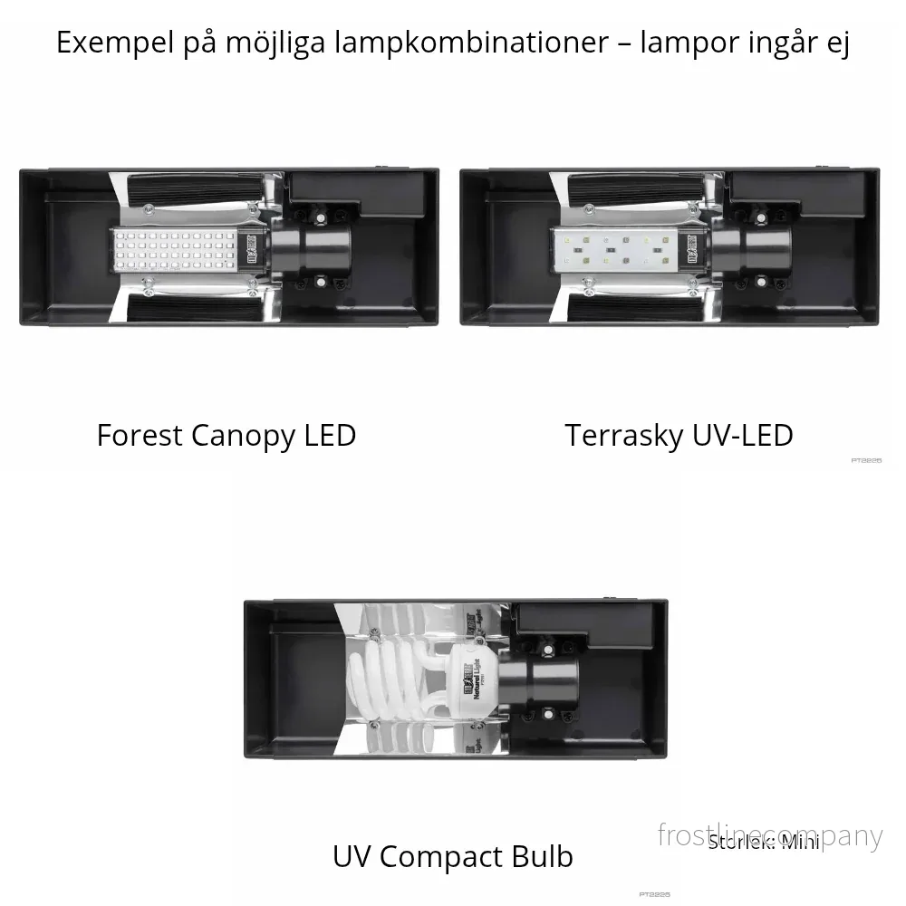 Exo Terra Compact Top – Terrariebelysning för LED & kompaktlysrör - Bild 3