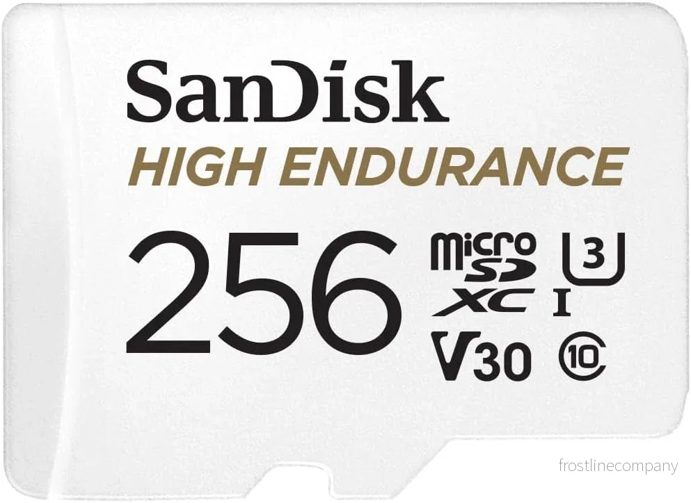SanDisk 256 GB High Endurance U3 V30 microSD-kort SanDisk 256 GB High Endurance U3 V30 microSD-kort