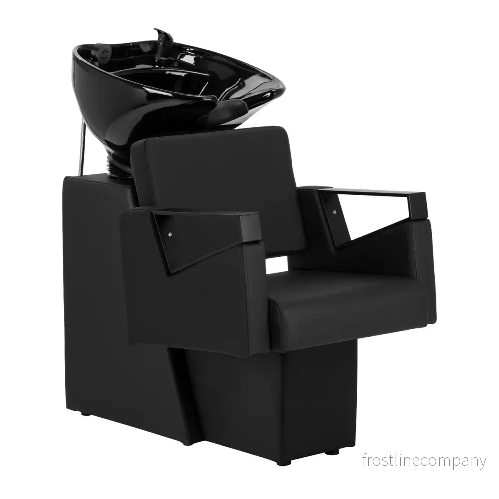 Schamponeringsstol Hair System Duplex Noir Svart Schamponeringsstol Hair System Duplex Noir Svart