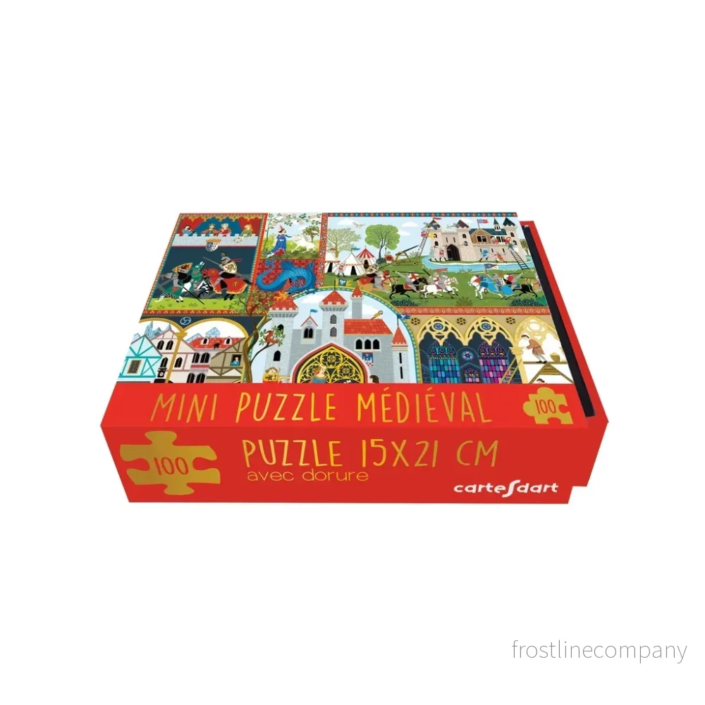 Minipussel med riddare Cartes d’Art