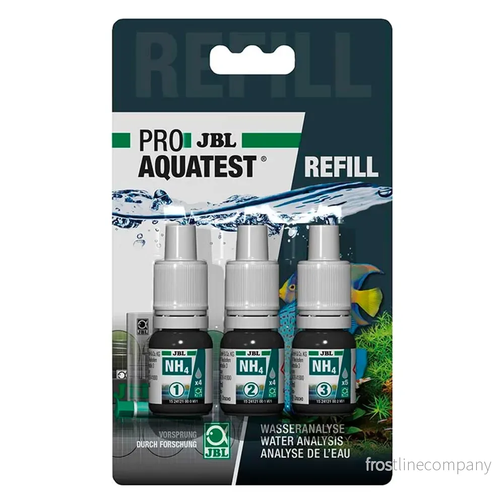 JBL ProAquaTest NH4 Ammonium Refill – Refill för ammoniumtest (50 tester)