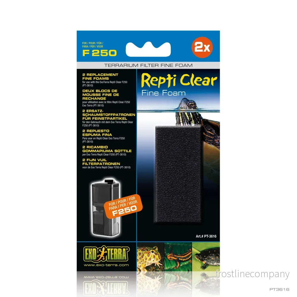 Exo Terra 2 Fine Foams for Repti Clear F250