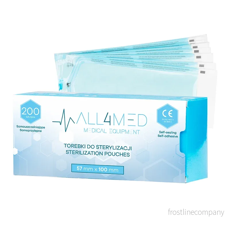Steriliseringspåsar All4Med 57×105 mm – 200 st Steriliseringspåsar All4Med 57×105 mm – 200 st