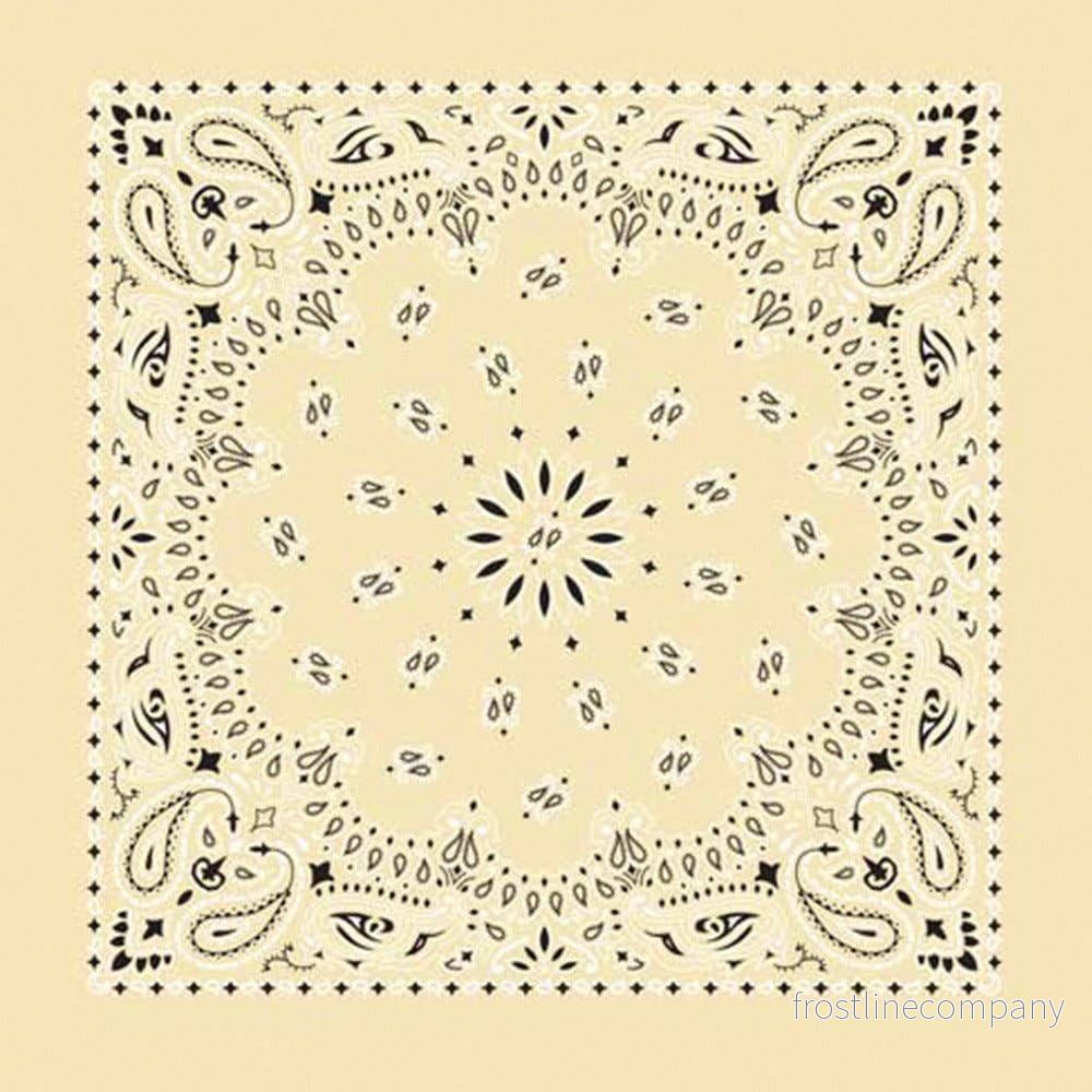 Bandana Paisley Sand
