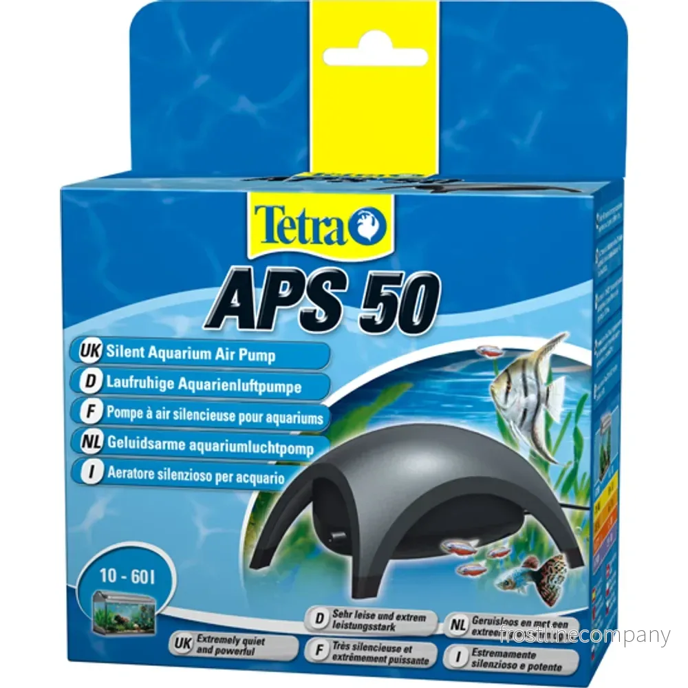 Tetra APS – Tyst och kraftfull luftpump för akvarium (APS 50 / 100 / 150 / 300 / 400)