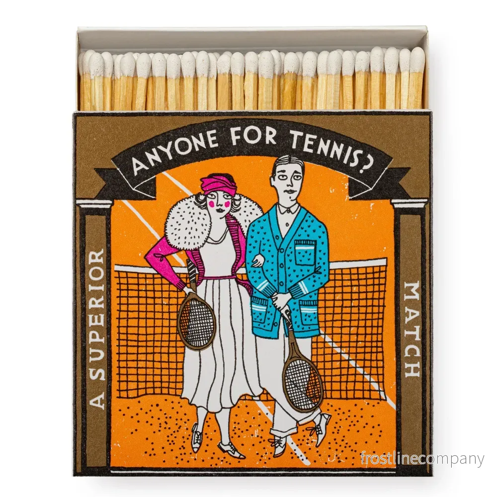 Tändstickor Archivist – Anyone for tennis?