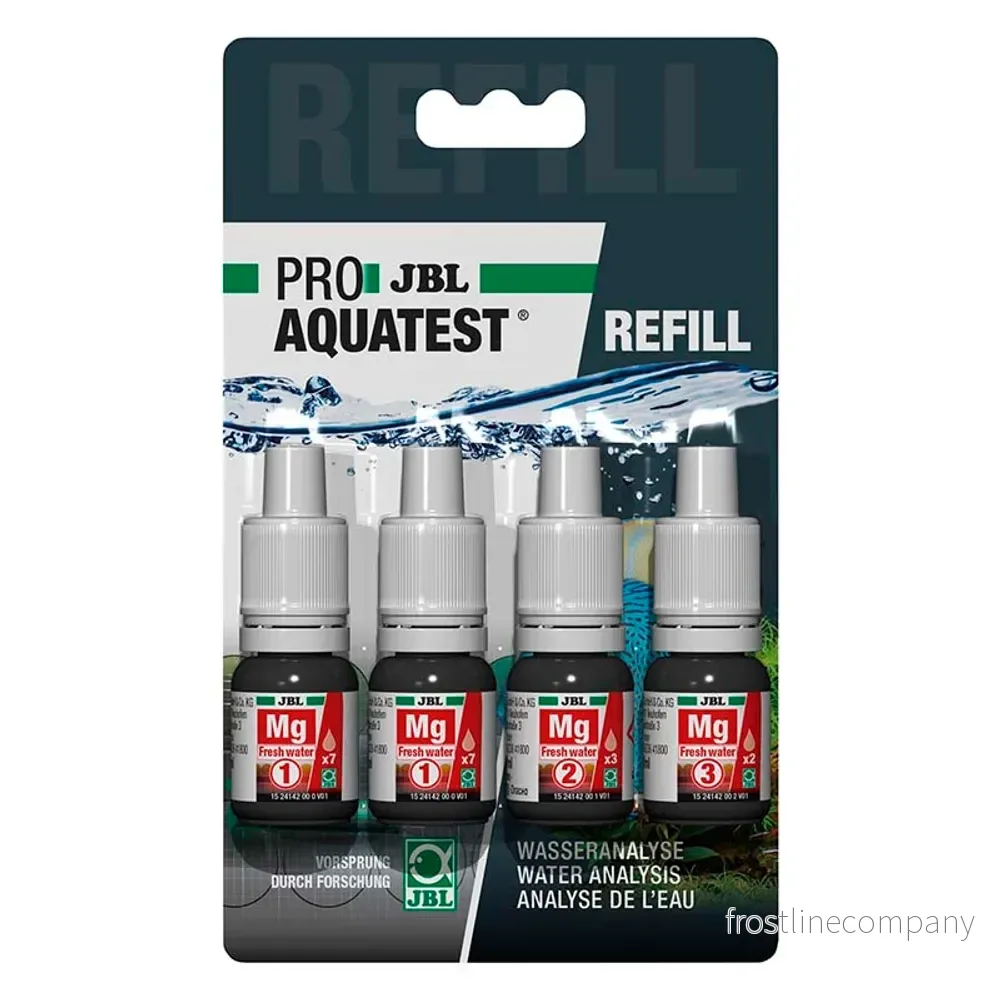 JBL ProAquaTest Mg Freshwater Refill – Refill till magnesiumtest (sötvatten) JBL ProAquaTest Mg Freshwater Refill – Refill till magnesiumtest (sötvatten)