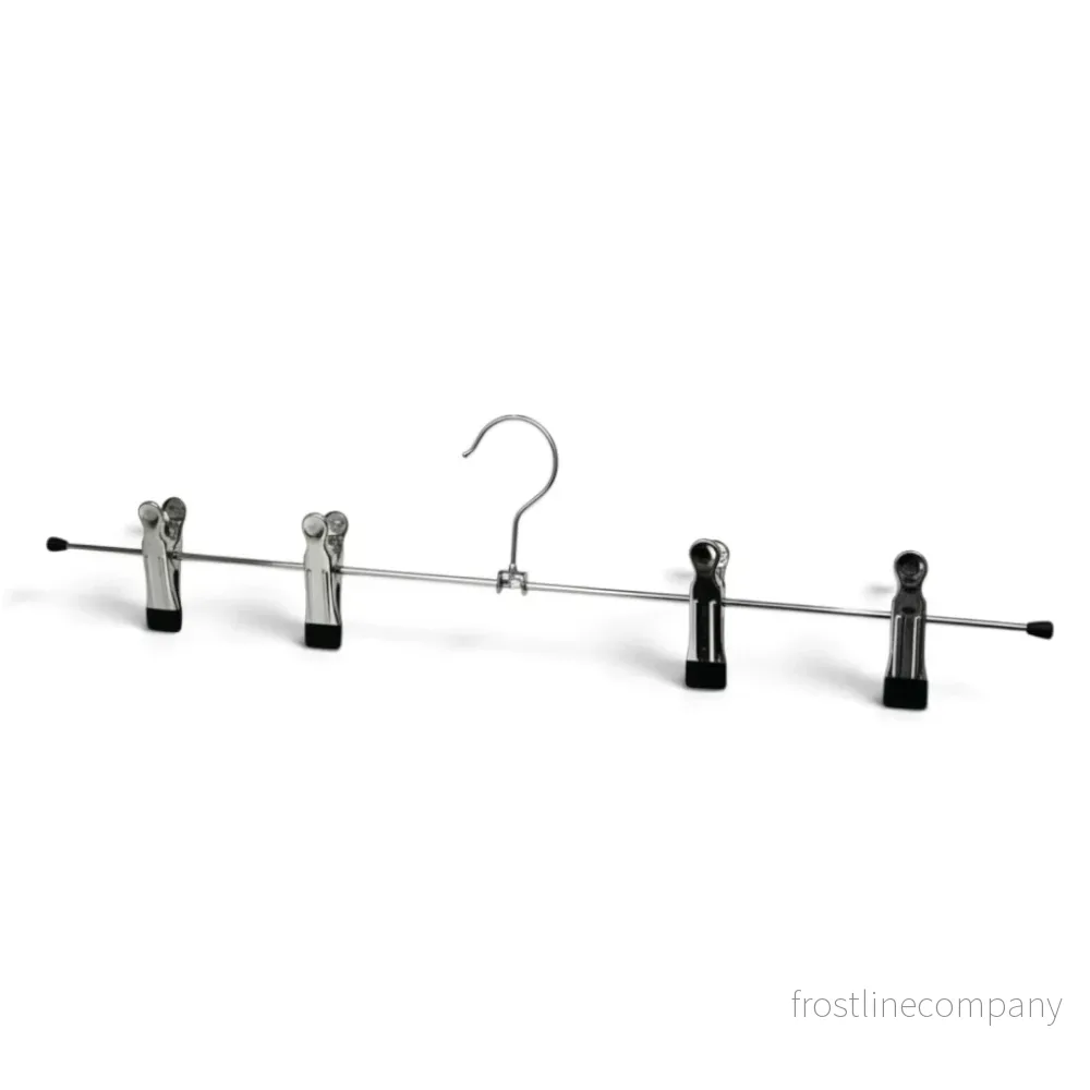 Metallklämma (B 60 cm) - 50 st. 4 klämmor H 7 cm Svart - Bild 2