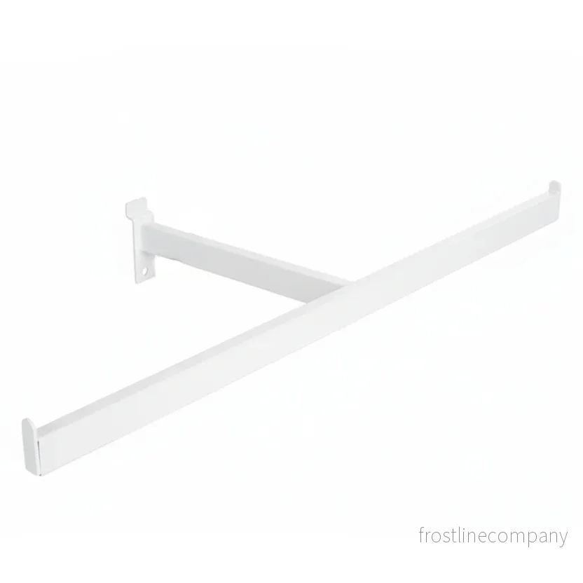 T-hängstång för panel, vit, B60 x D26 cm