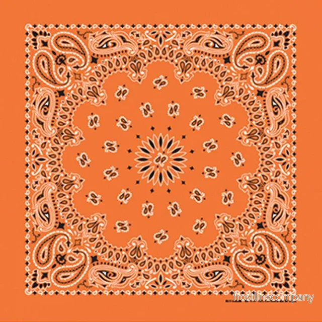 Bandana Paisley Orange