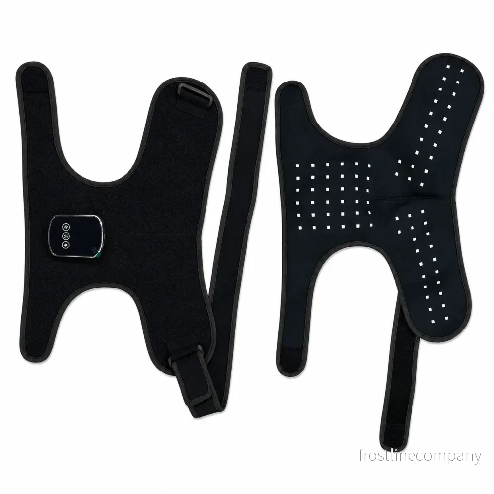 Trådlös Värme-Massager för Axel med Rödljus - Axelstöd med Vibration och Värme - Bild 2