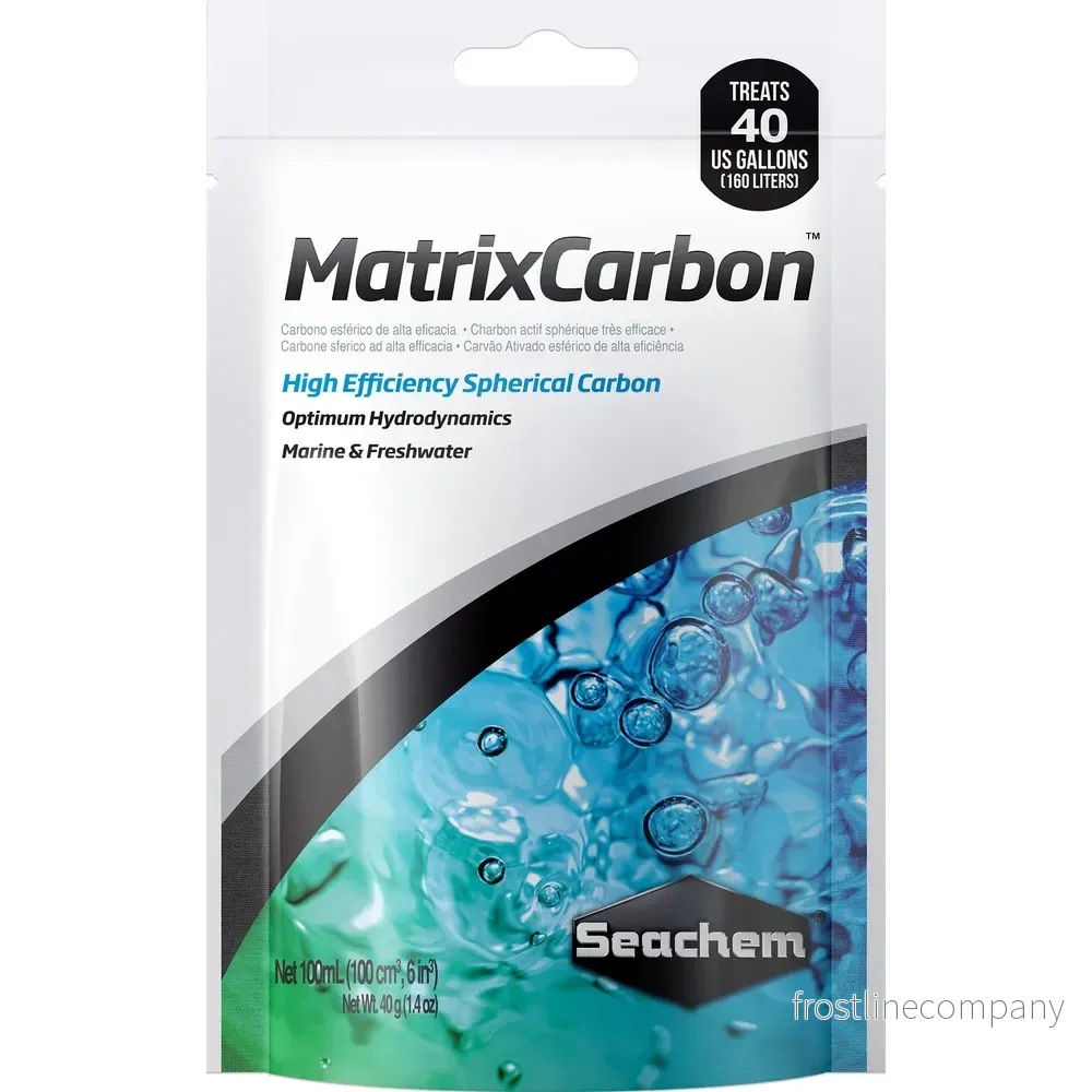 Seachem MatrixCarbon – Aktivt kol för kristallklart vatten
