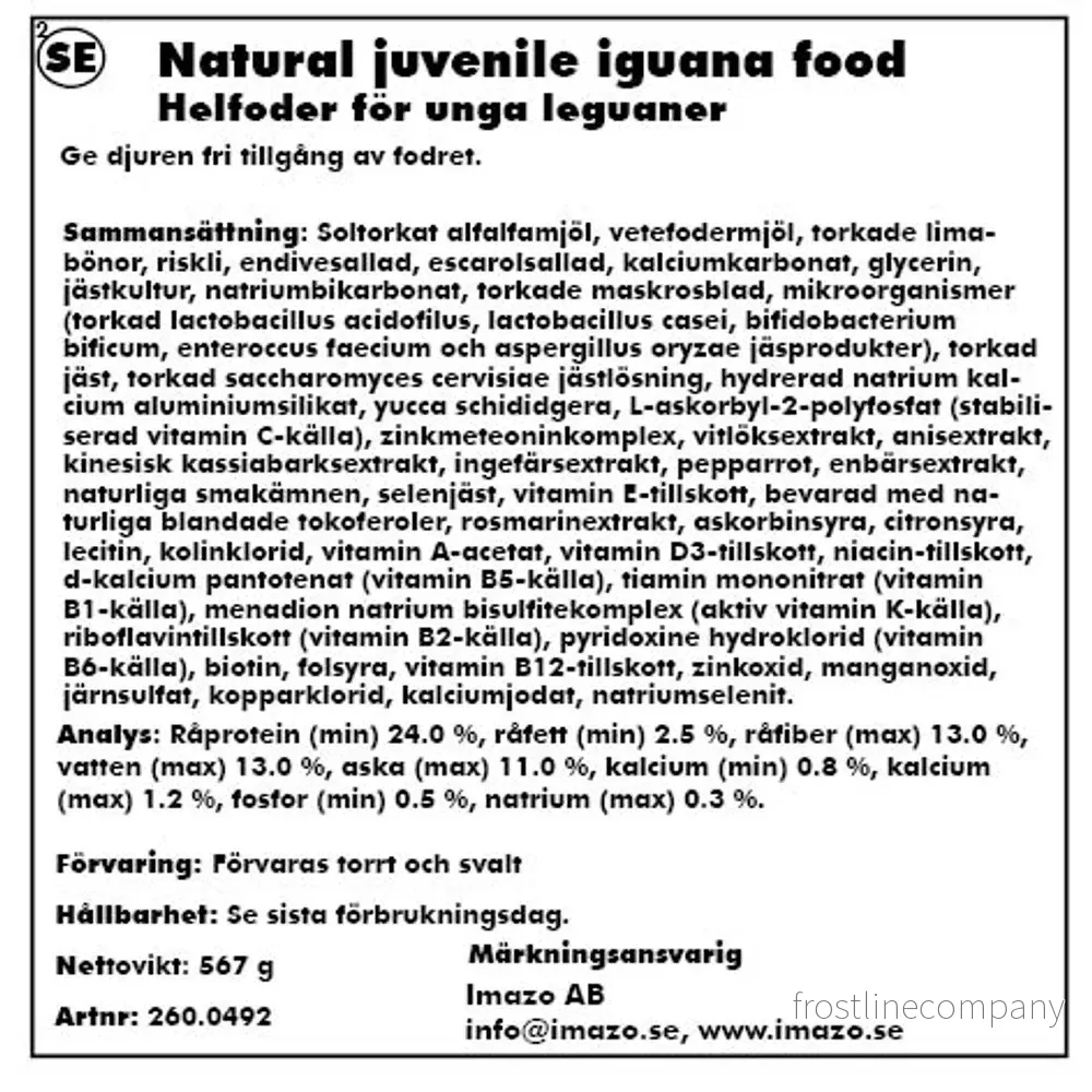 ZooMed Natural Juvenile Iguana Food 567g - Bild 3