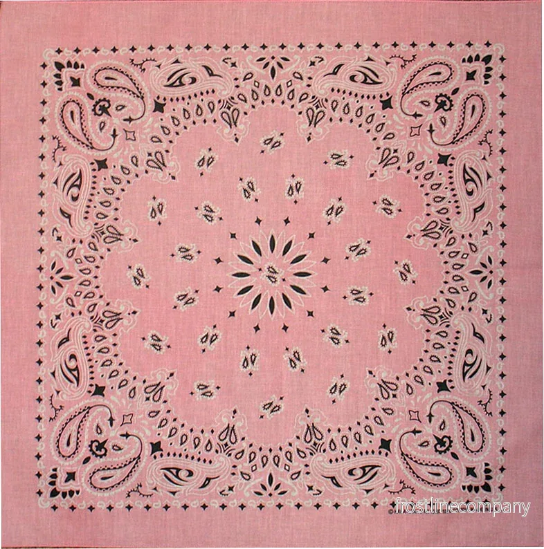 Bandana Paisley Rosa