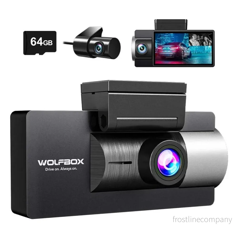 Wolfbox i17 3CH 4K Wifi GPS 64gb dashcam - Bild 3