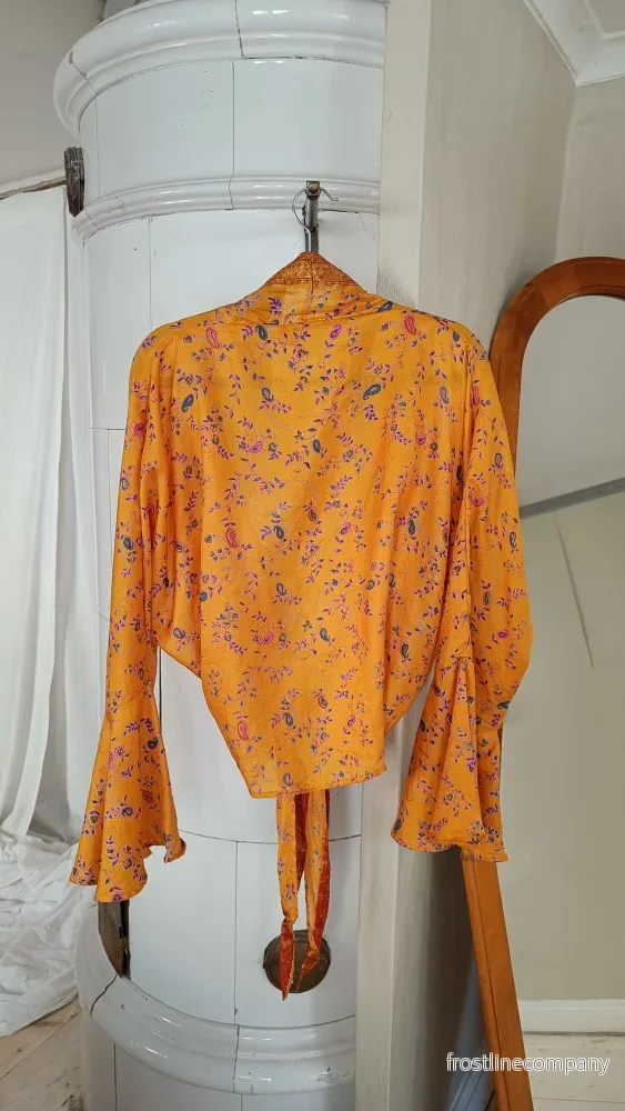 Tie top - vintage silke nr 2 - Bild 2