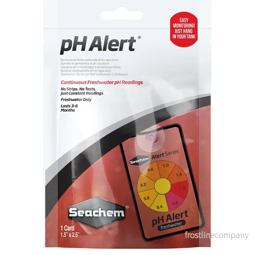 Seachem pH Alert 6 Month – Färgindikator för kontinuerlig pH-kontroll i sötvattensakvarium