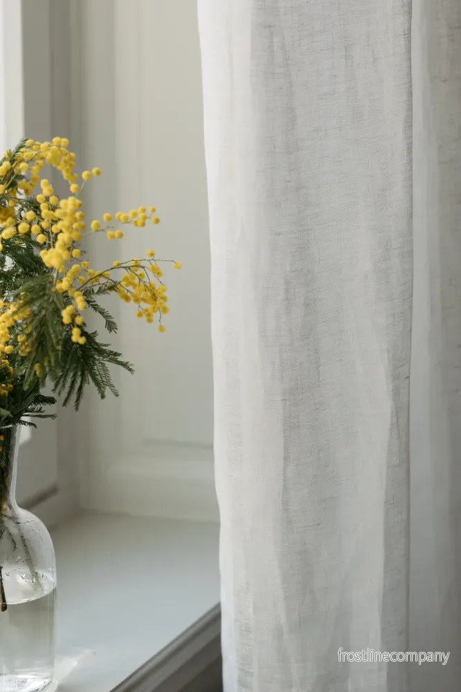 Sheer Linen Curtains White Sheer Linen Curtains White