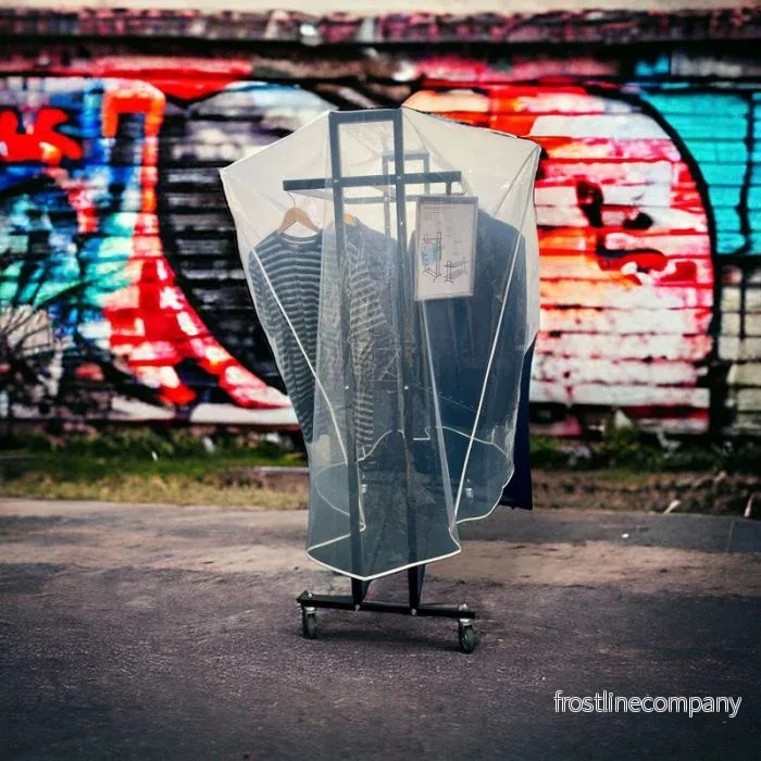Regnhätta för cykelställ - L5 & L7 - klar plast - Bild 2
