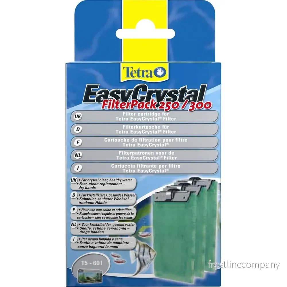 Tetra EasyCrystal 250/300 – Filterpatroner utan kol, 3-pack Tetra EasyCrystal 250/300 – Filterpatroner utan kol, 3-pack