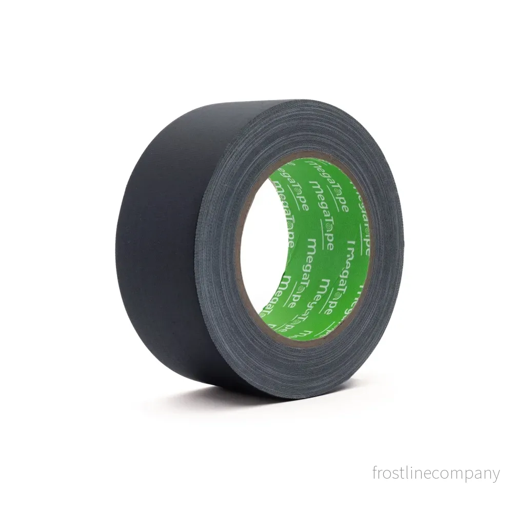12x MegaTape UT120 · Skrivbar · matt · gaffatejp · 50 mm x 25 m · Svart