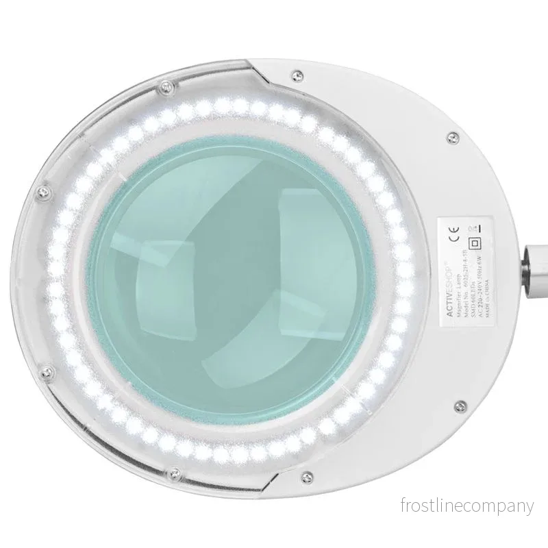 Förstoringslampa LED Elegante 6025 Vit 5D med bordsklämma - Bild 2