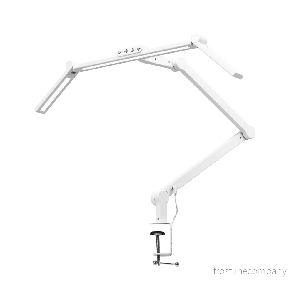 LED-lampa Glow L03 med klämma, vit - Nagellampa bord - Bild 2