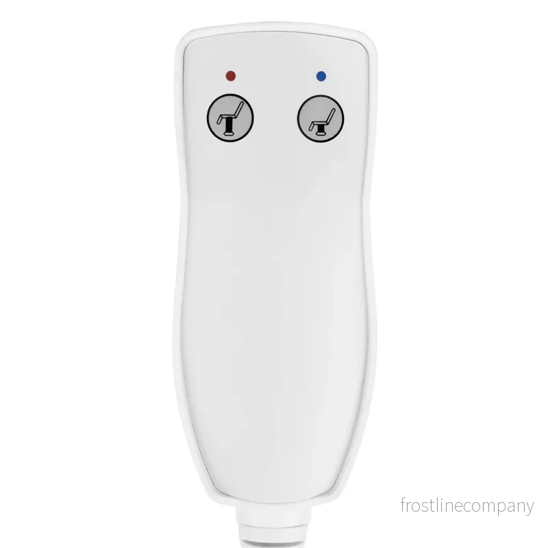 Elektrisk massagebänk Azzurro 336 1 Vit - Bild 3