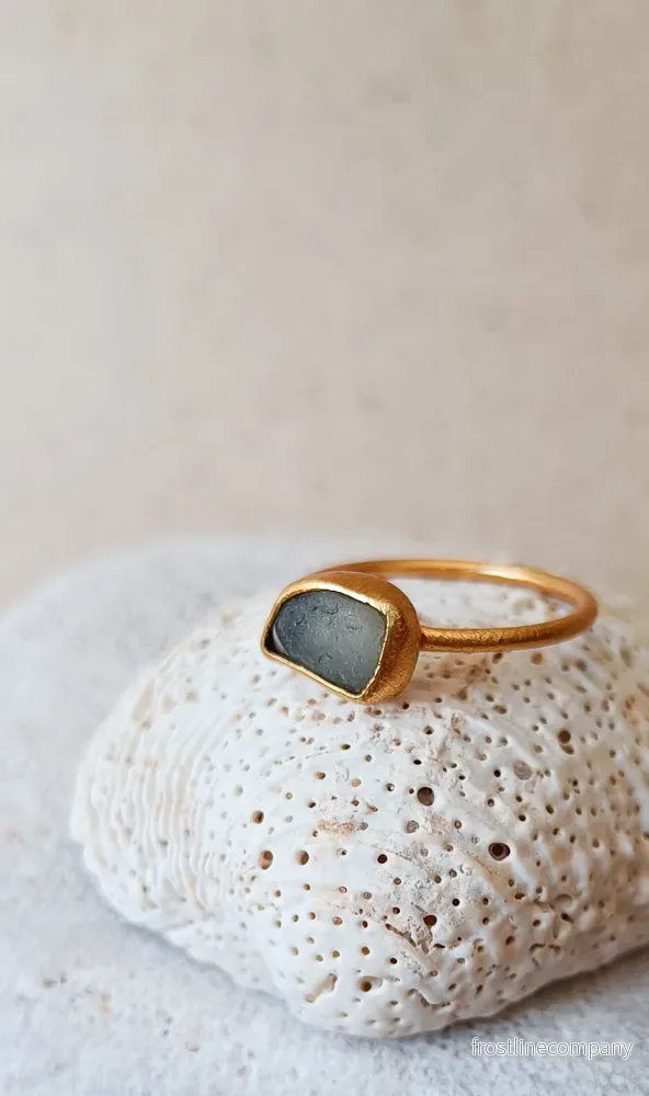 Ring strandglas nr 41 - size 18 - Bild 2
