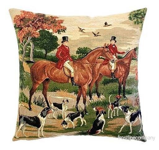 Kuddar Engelskt Jaktmotiv 2-pack Kuddar Engelskt Jaktmotiv 2-pack