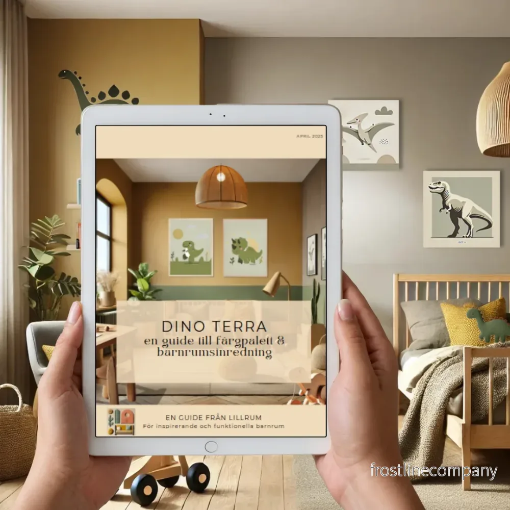 Terra Dino – E-guide om färgpalett & barnrumsinredning