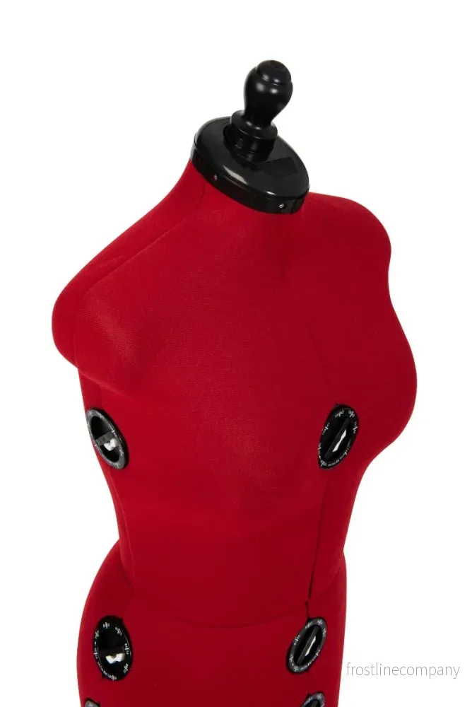 Skräddarmannequin, dam. Röd, medium