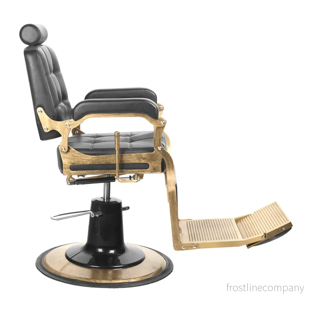 Barberstol Gabbiano Boss - Svart - Bild 2