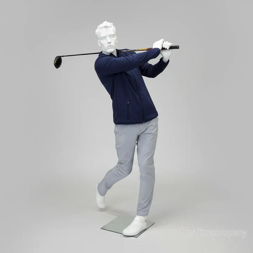 Sportmannekäng för herrar, golf – vit Sportmannekäng för herrar, golf – vit