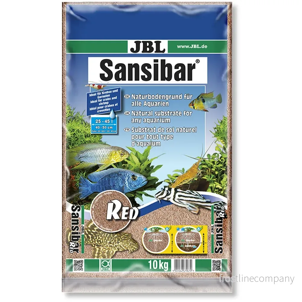 JBL Sansibar Red – Röd och finkornig akvariesand (5–10kg) - Bild 3