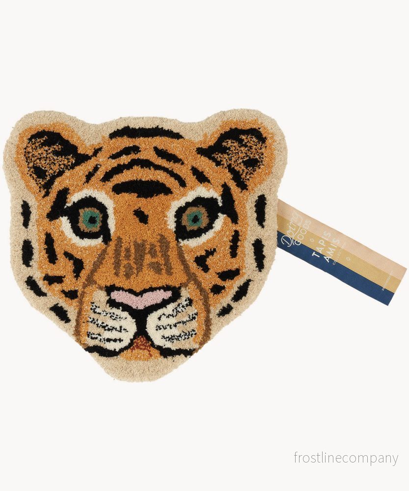 Tiger huvud matta small Tiger huvud matta small