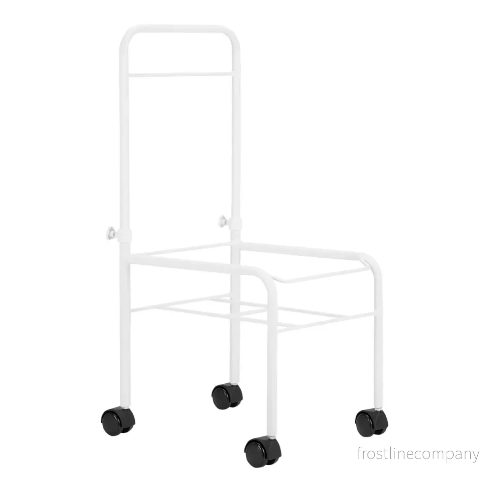 Fotbad Pedikyr på Hjul med Handtag Vit - Bild 2