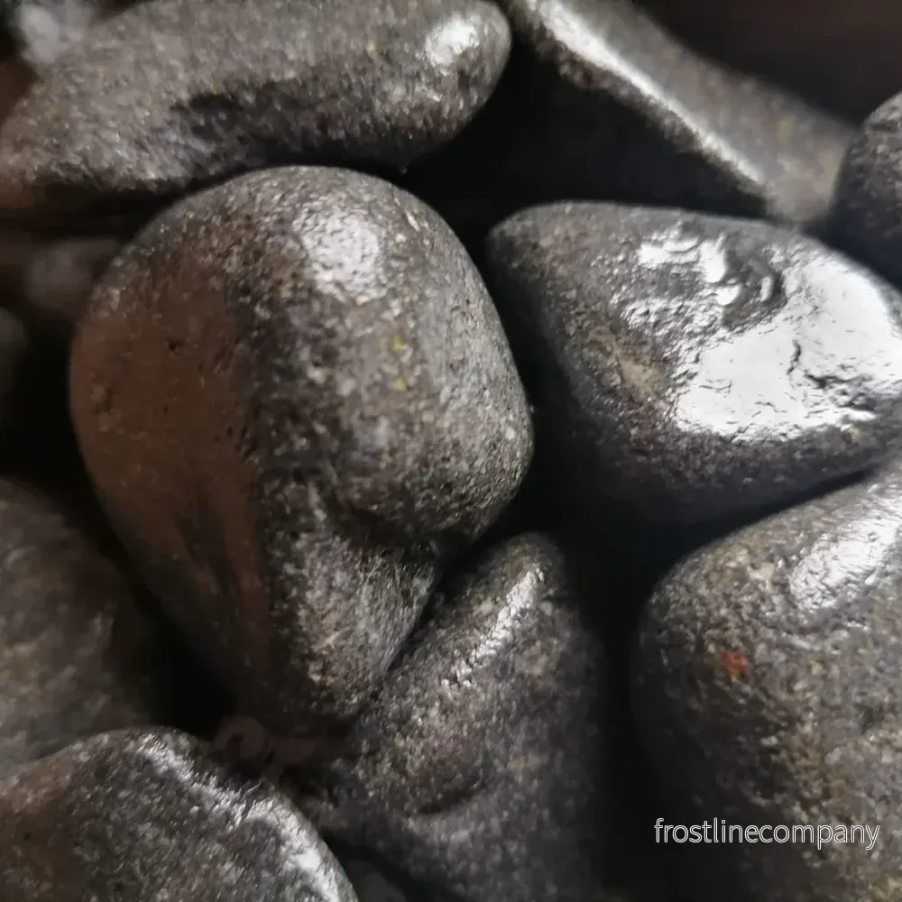 Ozami Sten Basalt 10–60mm – Mörk natursten för struktur och kontrast (20kg) - Bild 2