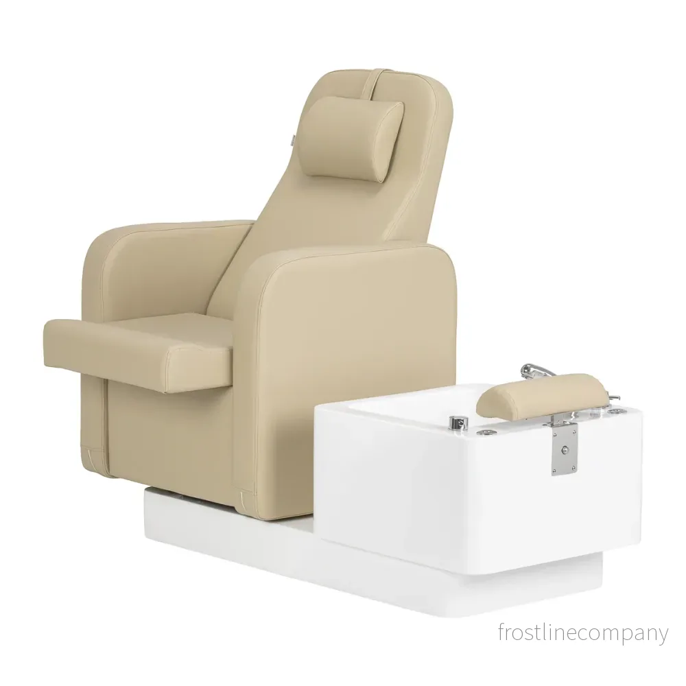 Fotvårdsstol Sillon Elysia Beige Roterbar - Bild 3